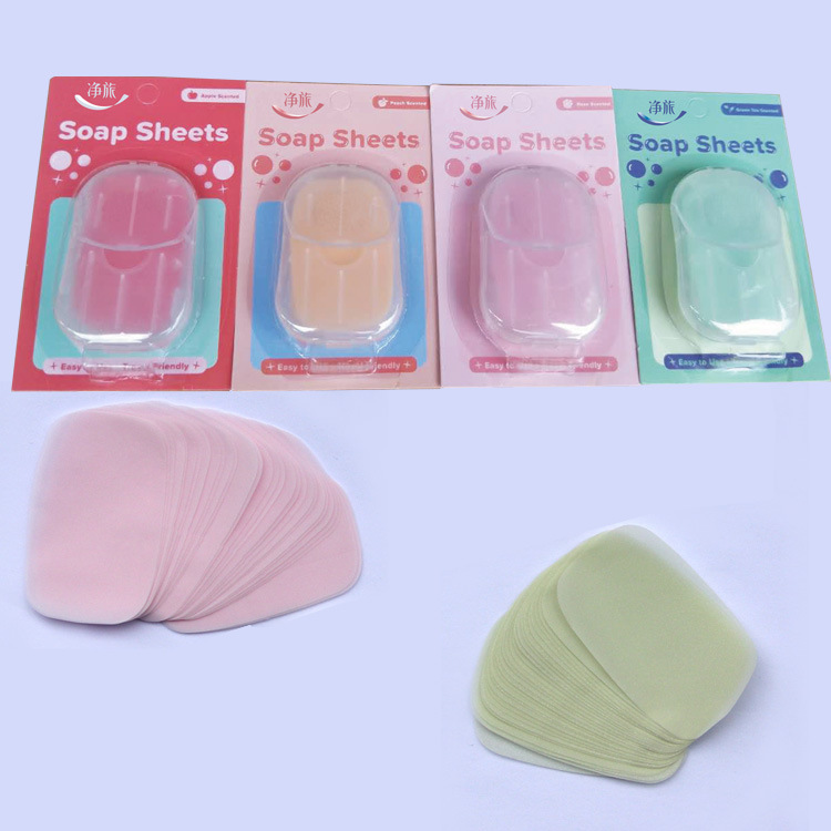 The manufacturer supplies OEM paper soap series, and processes customized fashion soap paper