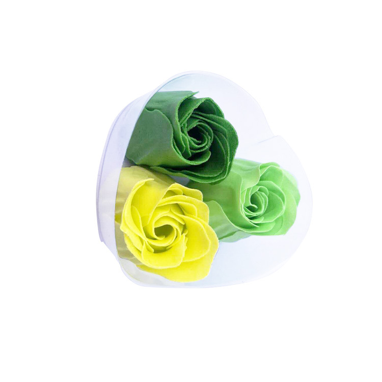 Wholesale colored soap flower slices gift flower paper soap