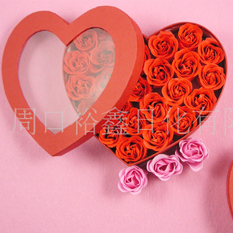 The manufacturer directly provides customized paper soap, Rose Soap flower, neutral flower soap 