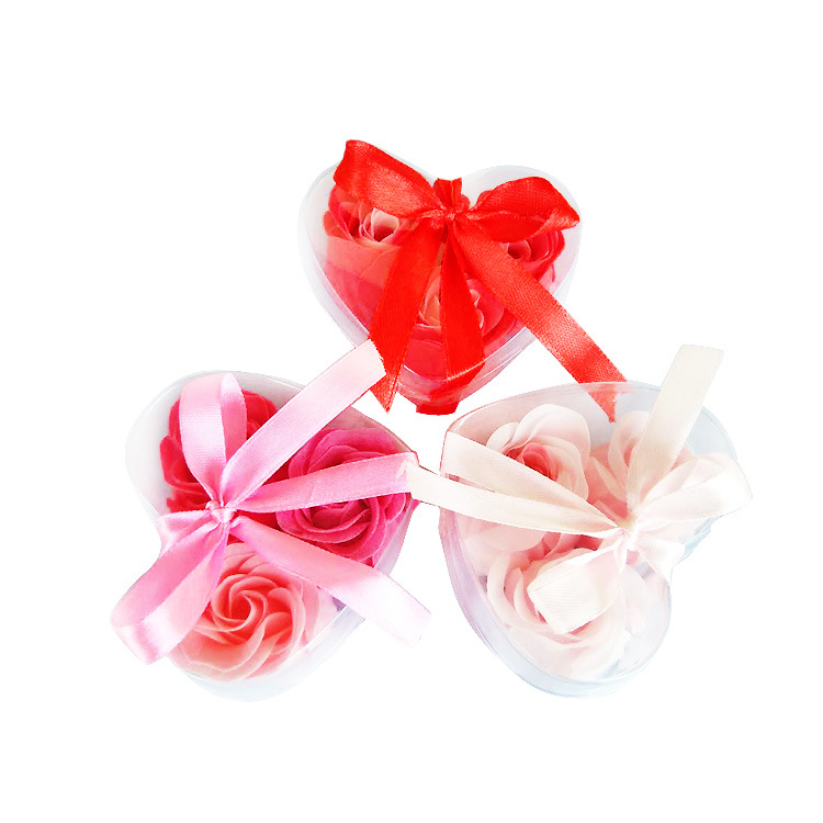 Manufacturer processing paper soap supply bath formula Rose Soap flower wedding creative gift soap 