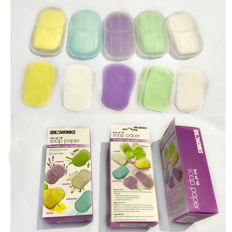 Mouse box scented soap wholesale export hand wash sheet wholesale customization