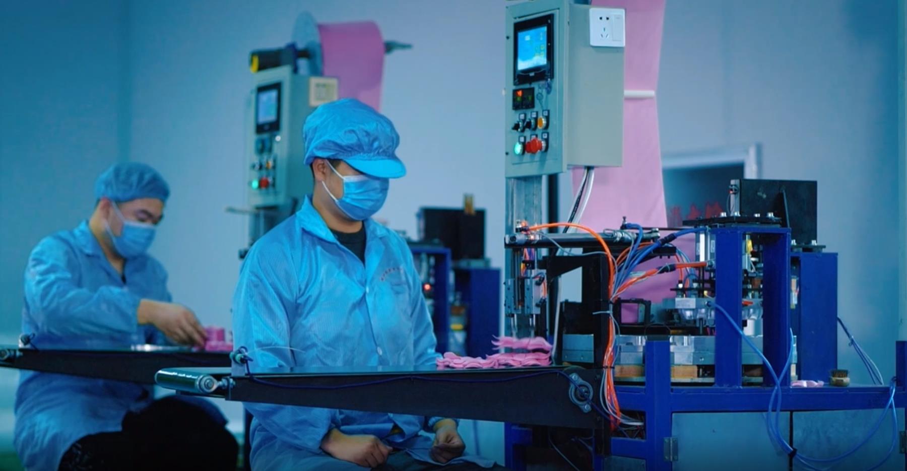 What are the components of a paper soap production line?